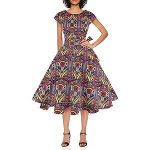 COCKTAIL Party Dress with Pockets - african